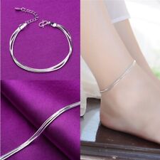 Fußkette 925 Sterling  Silber - 10 Varianten - Moda Italia