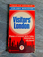 ..Visitors London Reiseführer / Stadtplan incl. U-Bahn Karte - ca. 70er / 80er