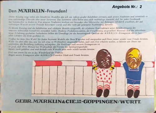 Märklin kataloge 1956 - märklin,