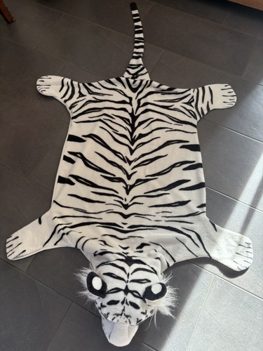 Weißer tiger teppich - tiger,