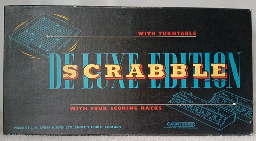 Spear games scrabble deluxe - scrabble,