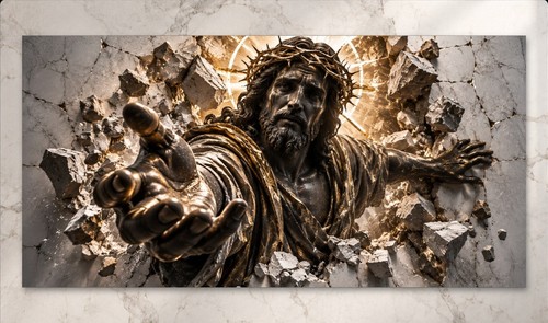 Xxl jesus wandbild - 3d, christus