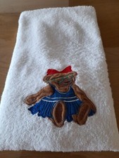 Handtuch mit Applikation (Bär) 50 x 100 cm von Tarrington House