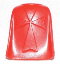 17306, 1x Umhang, Mantel, Cape, Kreuzritter, kurz, rot