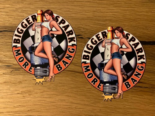 Spark aufkleber sexy - 2x,