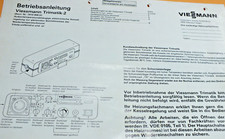 Viessmann Betriebsanleitung  Trimatik - 2, 7410068-H, 6 seitig