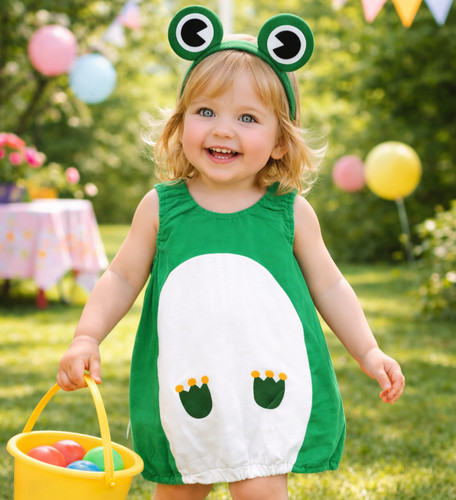 Baumwolle froschkostüm kinder - froschkostüm,