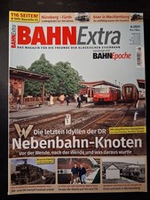 Bahn Extra Heft Nr. 6/2021 Nebenbahnen-Knoten der DR sehr guter Zustand
