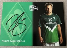 Handsignierte Autogrammkarte