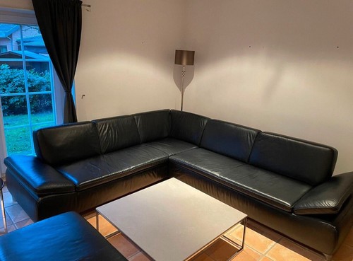Ledersofa - ,