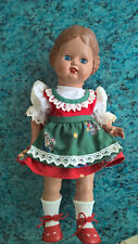 Schildkröt - Puppe mit Dirndl - Christel ? - 34 cm - 34 