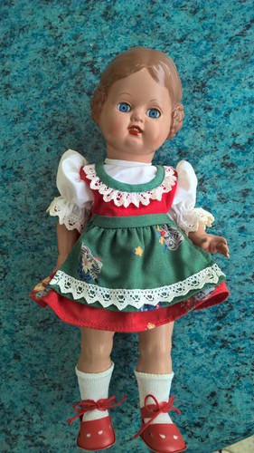Schildkröt puppe mit - puppe, dirndl