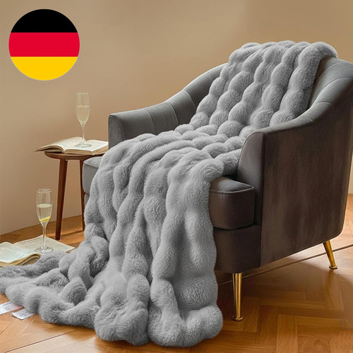 Kuscheldecke kaninchen plüsch - kuscheldecke,