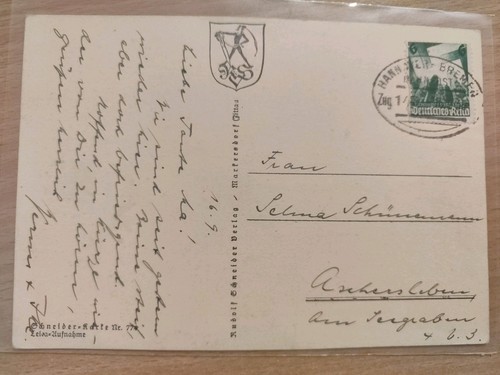 Reich postkarte leica - dt.,