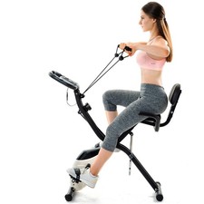 X-Bike, magnetische faltbares Fitnessfahrrad, Heimtrainer für Cardio Workout Ind