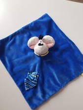  Diddl Schnuffeltuch Kuscheltuch 30 ×30 blau  Depesche -  Vintage - Top Zustand 