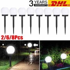 LED Solar Leuchten Gartenleuchte Beleuchtung Außen Kugel Lampen Solarleuchten