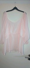 Verspielte Bluse Tunika Dots transparent Schleife  Colloseum