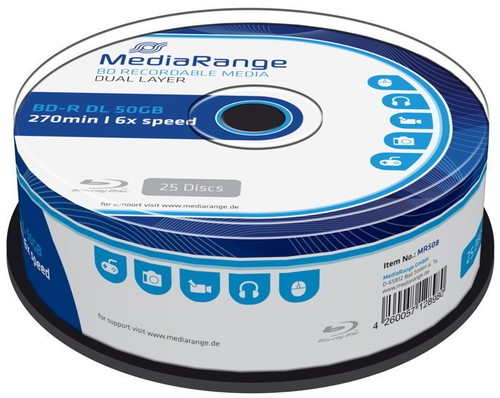 Mediarange rohlinge blu ray - mediarange, blu-ray
