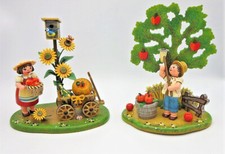 Hubrig Apfelernte Landidyll Erntewagen Erzgebirge Holzkunst  Geschenk Geburtstag