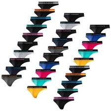 10 BRUNO BANANI Herren Strings Tanga Unterhosen Schlüpfer bunt schwarz modern 