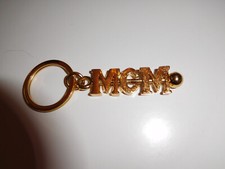 MCM SCHLÜSSELANHÄNGER METALL GOLDFARBEND 10 CM LANG