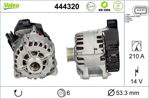 Startergenerator valeo gen - startergenerator, re-gen