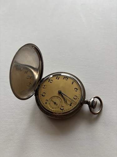 Antike silberne taschenuhr - antike,