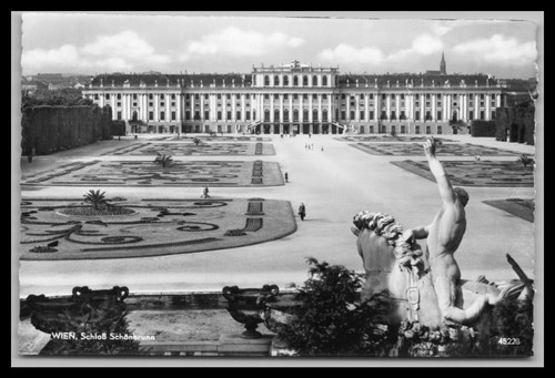 Ansichtskarte wien schloss - wien,