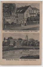AK WEHRDA b MARBURG LAHN RESTAURANT LAHNGARTEN VERLAG PERNAT MÜNCHEN