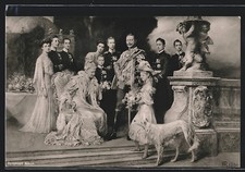 Ansichtskarte Kaiserin Wilhelm II. und Auguste Victoria von Preußen 