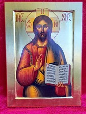 sehr schöne Ikone , hochwertige Handarbeit  , Holz-Ikone , Christus Pantokrator