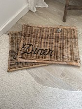 Riviera Maison Rattan Tischset Diner 2Stk.