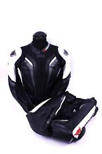 Dainese Motorradkombi Gr 98 Schwarz Weiß 2-tlg Lederkombi Jacke Hose 1513406