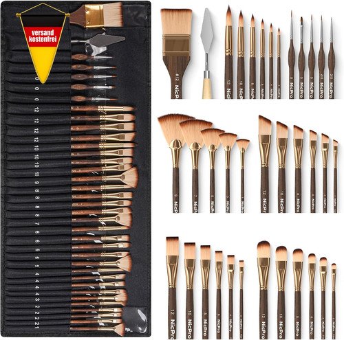 Künstlerpinsel set stück - künstlerpinsel,
