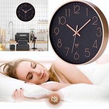 Wanduhr Funk Funkuhr Wand Ohne Tickgeräusche Funkwanduhr 30cm Wanduhr Lautlos