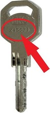 BKS WS42 Ersatzschlüssel nach