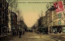 CPA Saint-Ouen Seine-Saint-Denis, Avenue des Batignolles, Rue... - 4729520