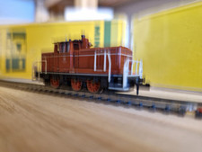 Minitrix Spur N Br. Post Lok 5(V60 DB) der Deutschen Bundespost Artikelnummer...