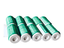 10er-Set Thermolockenwickler Termobigudi Thermo Haar Wickler Bigudi 2,5 cm