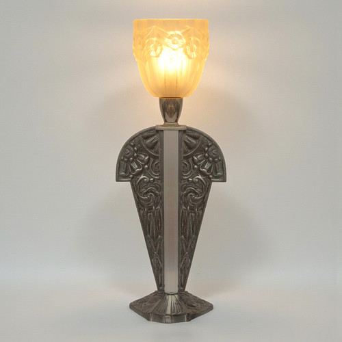 Art déco tischlampe fleurs - tischlampe, „fleurs