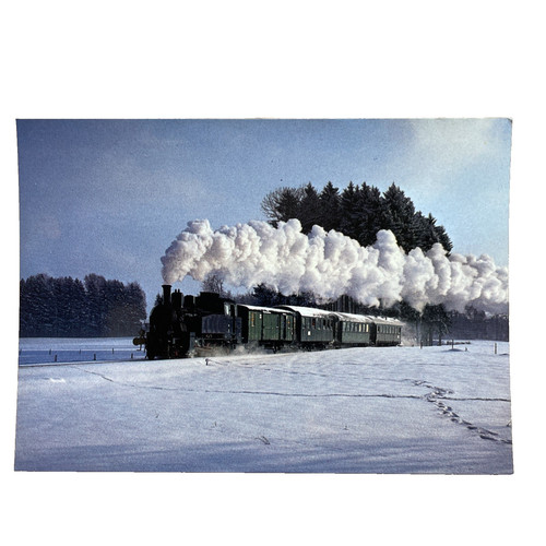 Postkarte zug eisenbahn - postkarte,