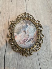 messing bilderrahmen jugendstil mit bild