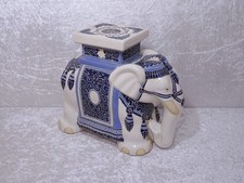 2Pq6zV - XL Keramik Design Figur Elefant Blumenhocker - Vintage - Höhe ca. 34 cm