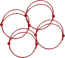 4 Stück Kabbala Armband Rot