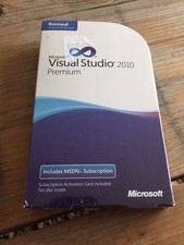 Visual Studio 2010 Premium with MSDN Renewal ,Neuware mit MwSt Rechnung