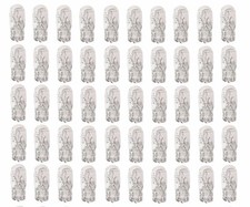 50 x Glühlampe W5W 12V 5W T10 W2,1x9,5 PKW Auto KFZ Glassockel Lampe Standlicht