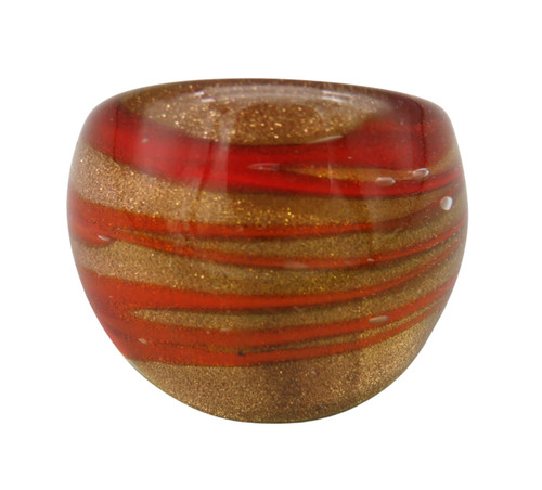 Vintage glas ring mm - glas,