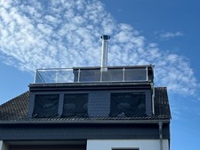 ✅Edelstahlgeländer mit Glas