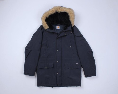 Men carhartt wip parka navy - wip,
